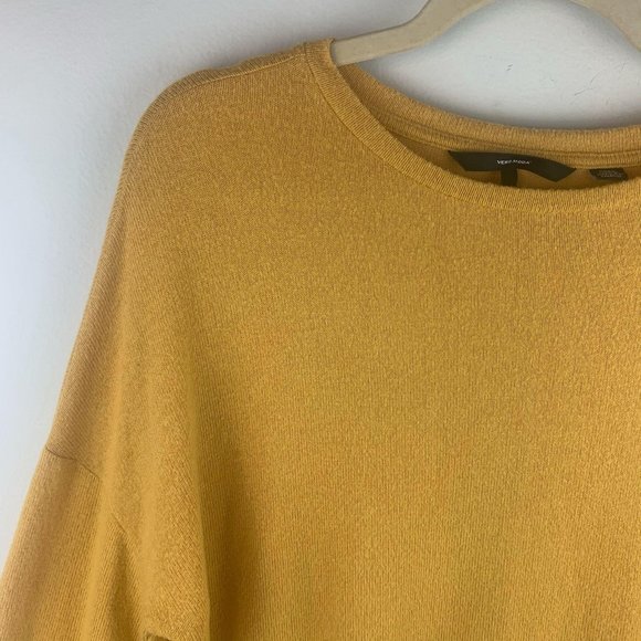 VERO MODA Belinda O-Neck Knit Top In Ambergold Sz M - Picture 4 of 11